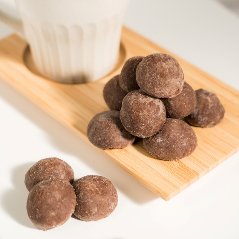 【秉醇烘焙坊 】可可火山豆 雪球餅乾 手工餅乾 聖誕節 伴手禮 節慶 生日禮物 台南下午茶 點心 婚禮小物