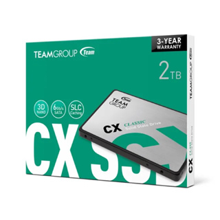 十銓原廠經銷商 TEAM 十銓 CX2 2TB 1TB 2.5 吋 SATAIII SSD 固態硬碟 (3D TLC)