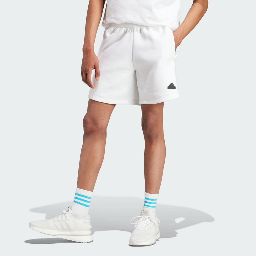 Threeg💫 ADIDAS Z.N.E. AEROREADY 運動短褲 拉鍊口袋 吸濕排汗 白色 男款 IN5098