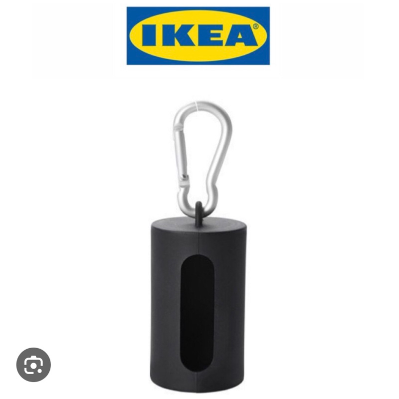 《二手》IKEA  撿便袋收納盒 寵物撿便 黑色 裝狗便便塑膠袋的收納神器 抽取式收納盒 裝狗便