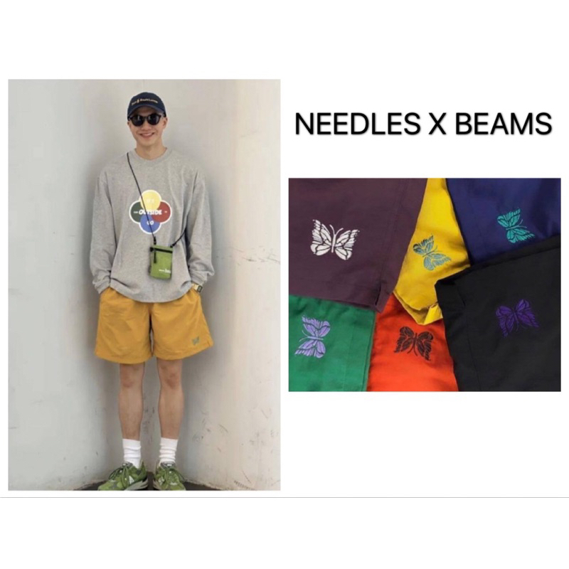 ［ainiuegg］NEEDLES X BEAMS 短褲