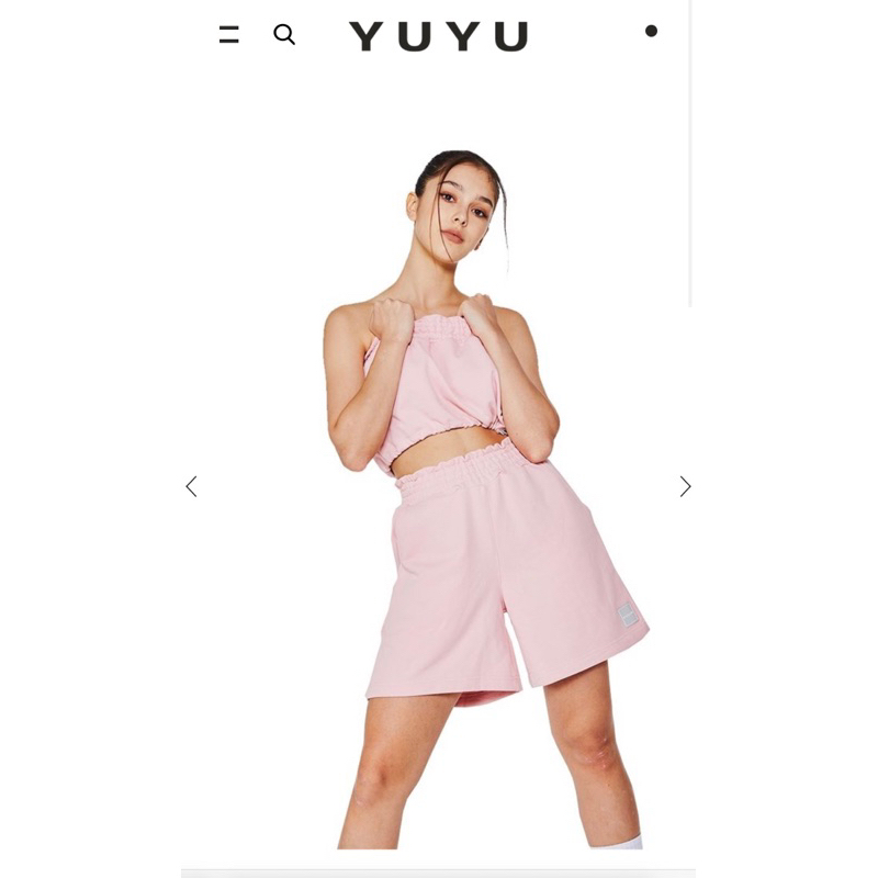 YUYU active粉色Puff休閒套裝（原價1980）
