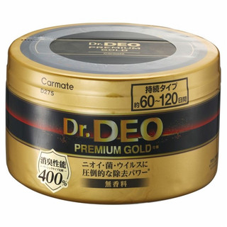 日本CARMATE Dr. Deo金牌除菌消臭劑罐 400%加倍消臭 500g D275