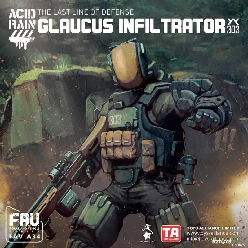 【現貨】酸雨戰爭 Acid Rain FAV-A34 Glaucus Infiltrator 格勞克斯滲透者 全新 正版