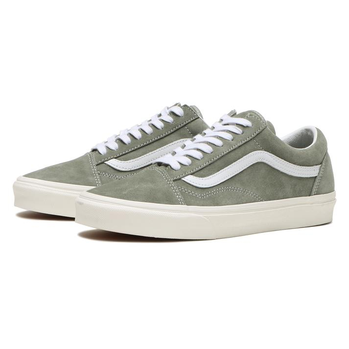 【LittleSeoul】韓國代購 VANS Pig Suede Old Skool 防水 麂皮 白綠 男女鞋 情侶鞋