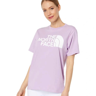 你的好運氣都是藏在善良裡❤️‍🩹全新正品 the north face北臉 女裝T恤棉質上衣淺紫色粉紫色淡紫色xs號