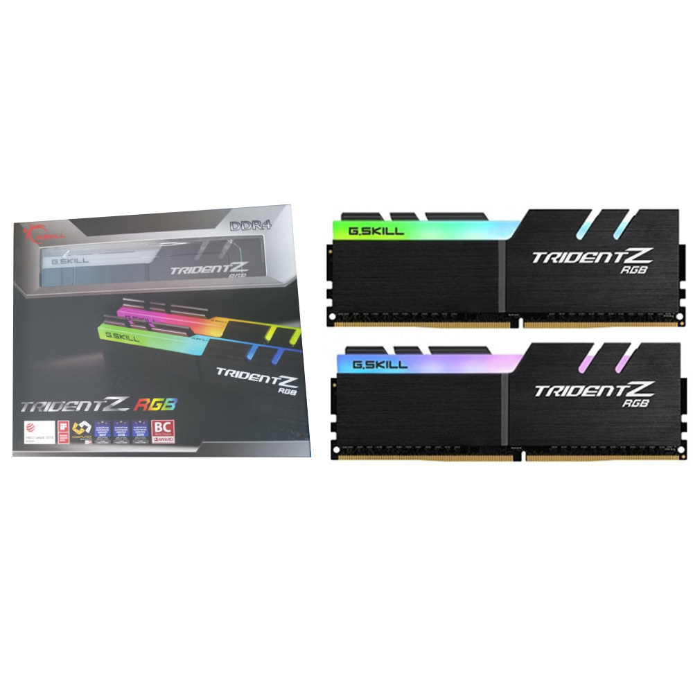 G.Skill Trident Z RGB 16GB(2x8) DRAM DDR4-3600 桌上型記憶體(平行進口)