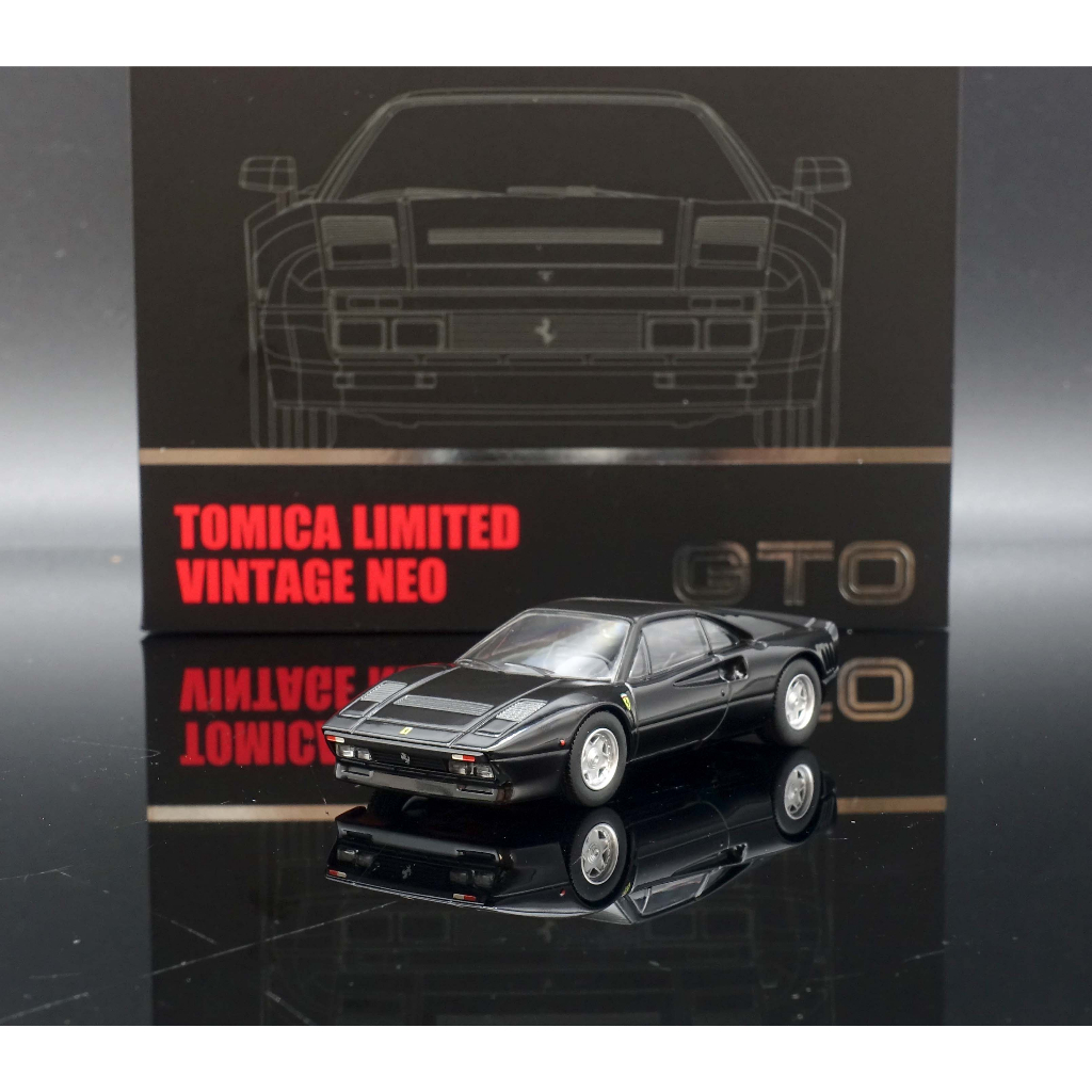 【MASH】現貨特價 Tomytec 1/64  TLV Ferrari 288 GTO Black 引擎蓋可開