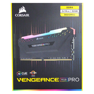 Corsair Vengeance RGB PRO 32GB(2x16) DDR4-3600 桌上型記憶體(平行進口)