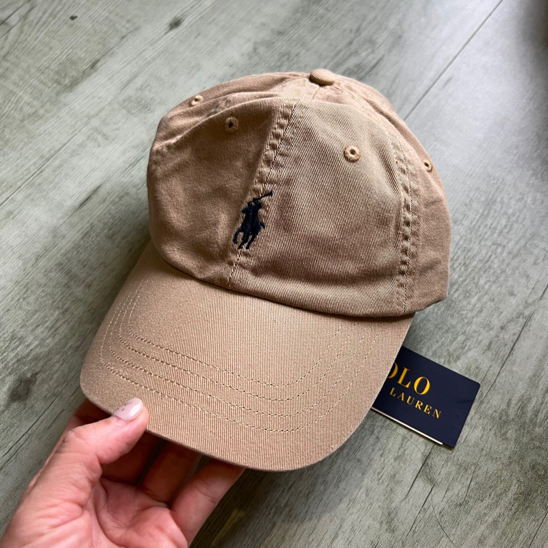 【現貨在台】 🇺🇸美國連線✨POLO RALPH LAUREN🐎奶茶色 小馬刺繡老帽🔥限時折扣🔥