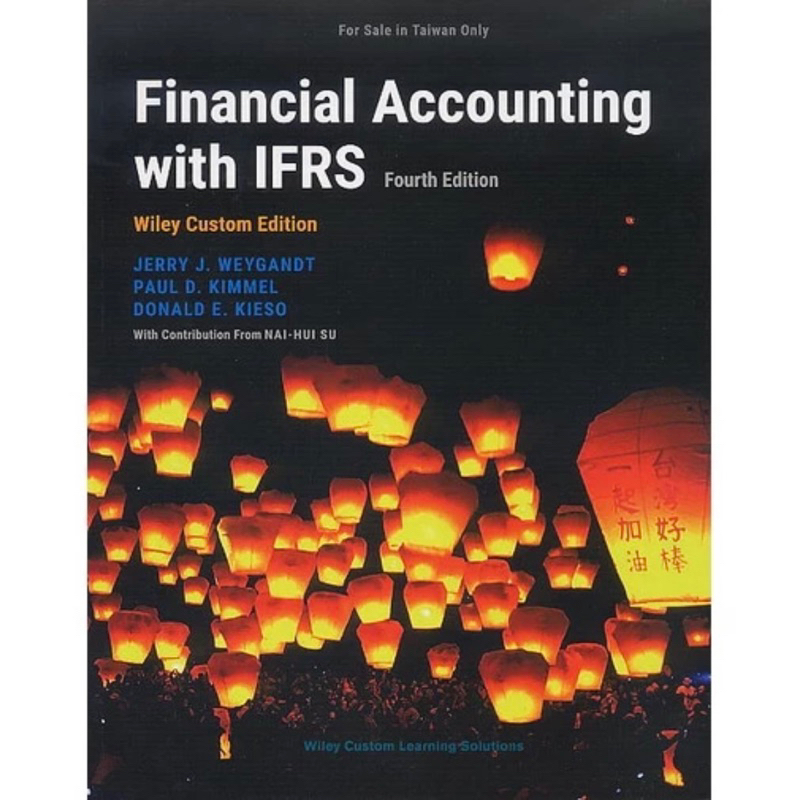 中原財金系 financial accounting with IFRS 4e 初級會計 第四版 二手