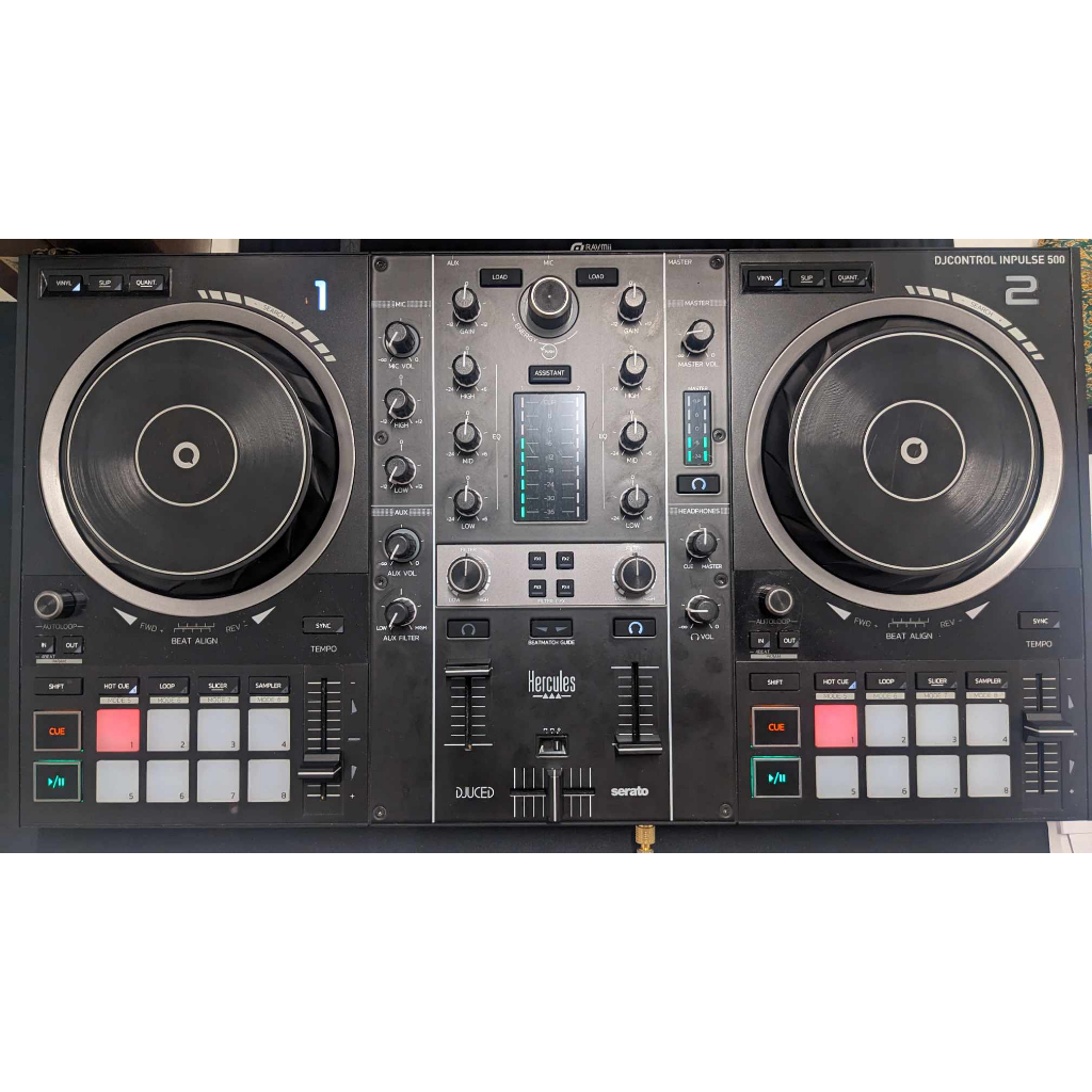 Hercules  DJControl Inpulse 500 接歌 刷盤 DJ 可用serato 歡迎議價