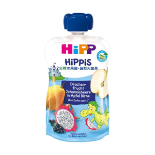 <現貨>hipp 喜寶 hippis 副食品 寶寶果泥 100g 蘋梨火龍果口味