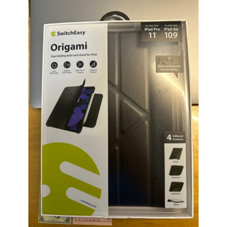 魚骨牌SwitchEasy Origami 保護殼 皮革黑 ipad pro 11/ipad Air 10.9