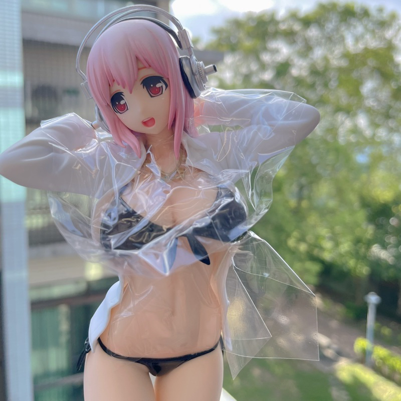 🏅SkyTube_日版 水著super sonico 索尼子 黑泳裝