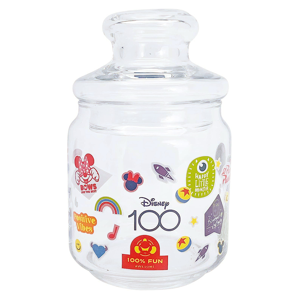 sunart 日本製 迪士尼100周年 百年慶典系列 玻璃罐 儲物罐 皮克斯 NR27330