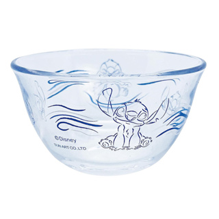 sunart 日本製 迪士尼 星際寶貝 和風玻璃碗 甜點碗 9.5cm 史迪奇 多變表情 NR27250