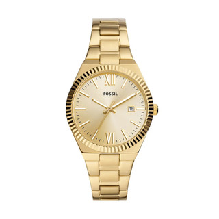 FOSSIL Scarlette 簡約金耀質感不鏽鋼女錶 38 MM （ES5299）