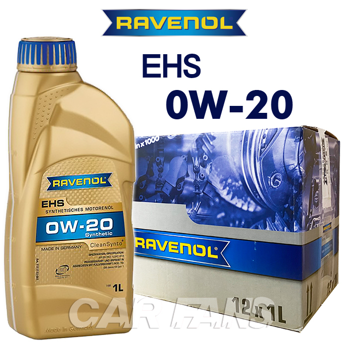 RAVENOL 日耳曼 EHS SN 0W-20 合成節能機油 1L 整箱/12入 公司貨