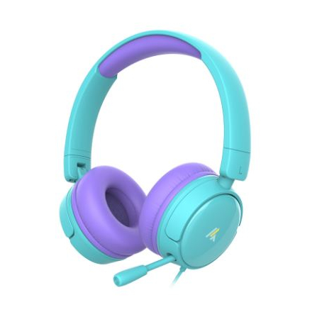 ASKMii艾司迷 頭戴式安全兒童耳機KH-1 天空藍 兒童小孩學習用品 全新現貨
