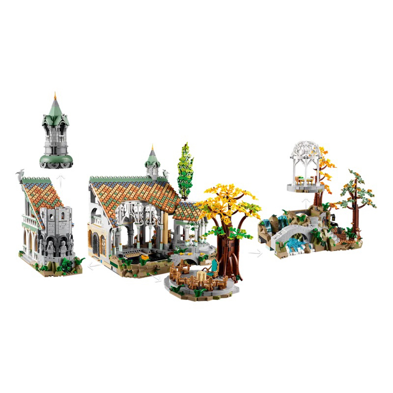 樂高 LEGO 10316 魔戒系列 拆賣 場景