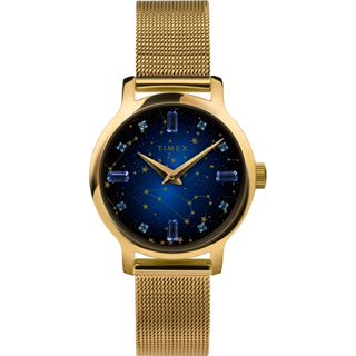 TIMEX 天美時 星空系列 璀璨湛藍水晶 漸層腕錶 31MM （TXTW2V51900）