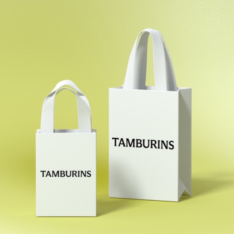 現貨在台 韓國TAMBURINS禮品紙袋 Jennie代言 香水 護手霜 護手霜禮盒15ml 雙香禮盒 禮物 紙袋