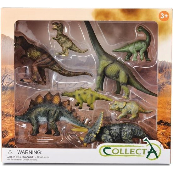COLLECTA動物模型 - 恐龍動物寶寶禮盒(8入)