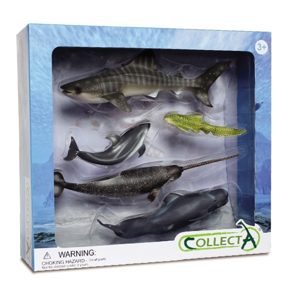 COLLECTA動物模型 - 海洋動物禮盒組(5入)