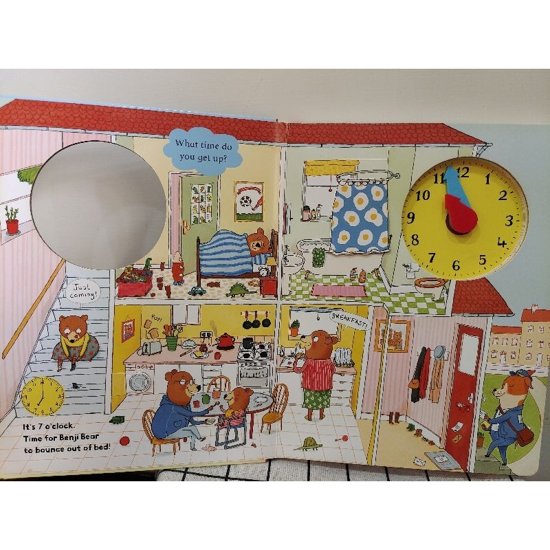 Benji Bear’S Busy Day: A Telling-The-Time Book 硬頁書