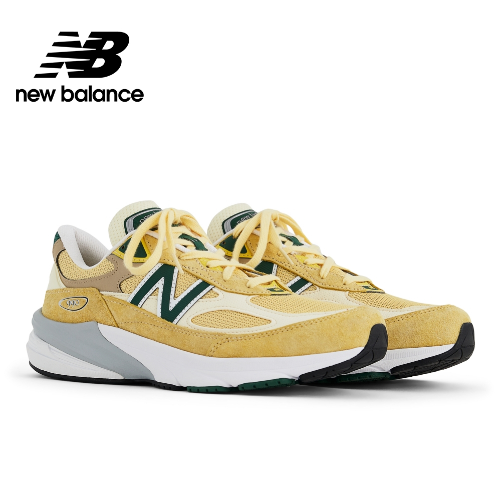 【New Balance】 NB 美製復古鞋_中性_黃色_U990TE6-D楦 990 英美鞋