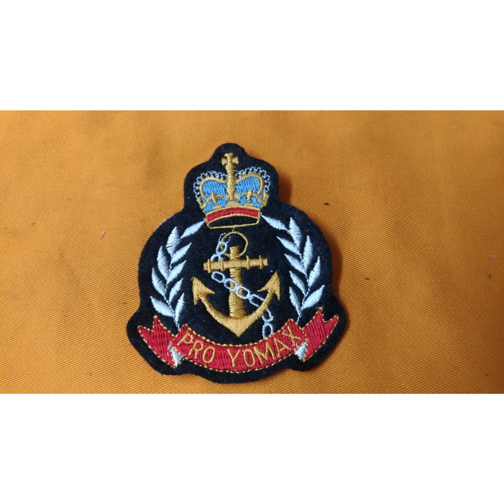 英國公發 皇家海軍PRO YOMAX號臂章
