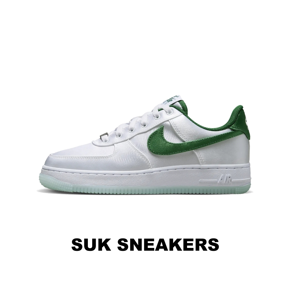 代購♦️2308 Nike Air Force 1 白絲綢 孔雀綠 白色 綠色 AF1 DX6541-101