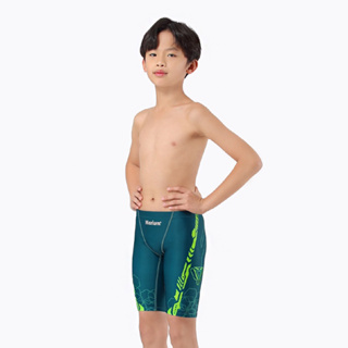 芭比游泳👣Marium男童競賽型鯊魚褲泳褲23124J-戰鬥海軍