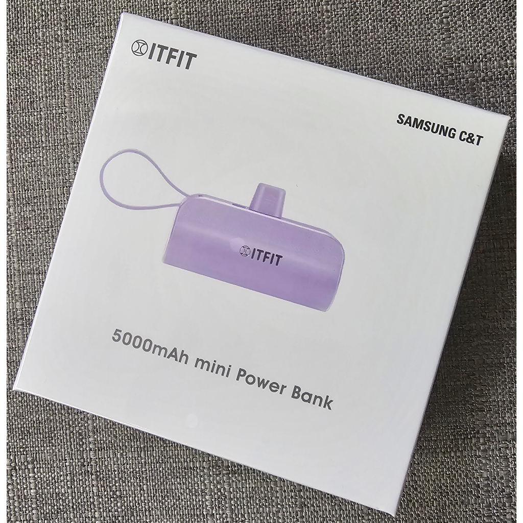 Samsung ITFIT C&amp;T 5000mAh 迷你行動電源／三星／口袋充／TypeC／小型充電寶／直插式／支架式