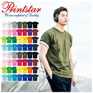 日本 PrintStar 085cvt 厚度5.6oz 日本人氣品牌 品詩達 純棉圓領 素面 素T 運動Ｔ恤 Tee