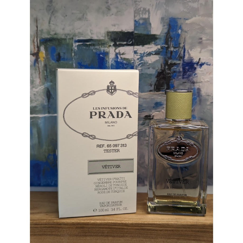 香親香愛～Prada 鳶尾花 香根草精粹男性淡香精 100ml TESTER, Vetiver EDP