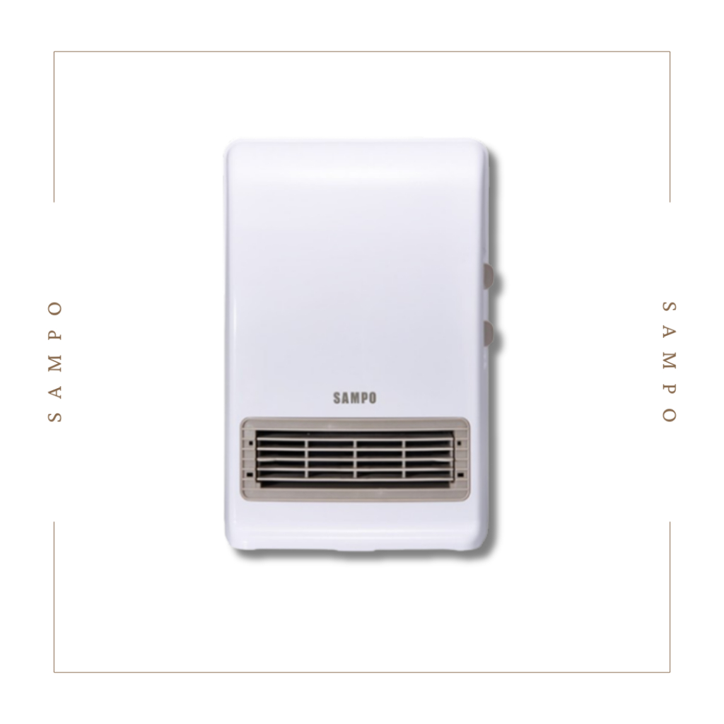 🔥現貨供應🔥聲寶SAMPO壁掛式浴室暖風機 三段溫控、 暖房/烘乾/涼風/乾燥、即插即用(HX-FK12P)