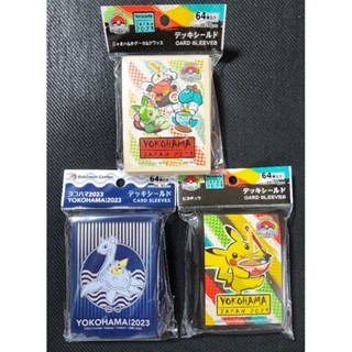 現貨 寶可夢 PTCG 世界賽 橫濱世界賽紀念卡套 限定 絕版 限量商品 全新未拆 拉麵皮卡丘 拉普拉斯 御三家 卡套