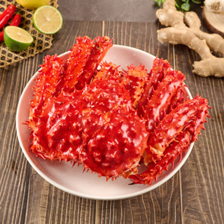 【饕針】智利 帝王蟹(熟凍) 1.1kg±10%/隻 ▍冷凍食品/帝王蟹/鮮甜多汁/海鮮/美食/團購/批發