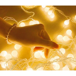 [現貨][派對]1.5米, 3米 LED 燈串 銅線燈 造型燈串 圓球燈 房間裝飾燈 螢火蟲燈 串燈 露營燈 生日佈置