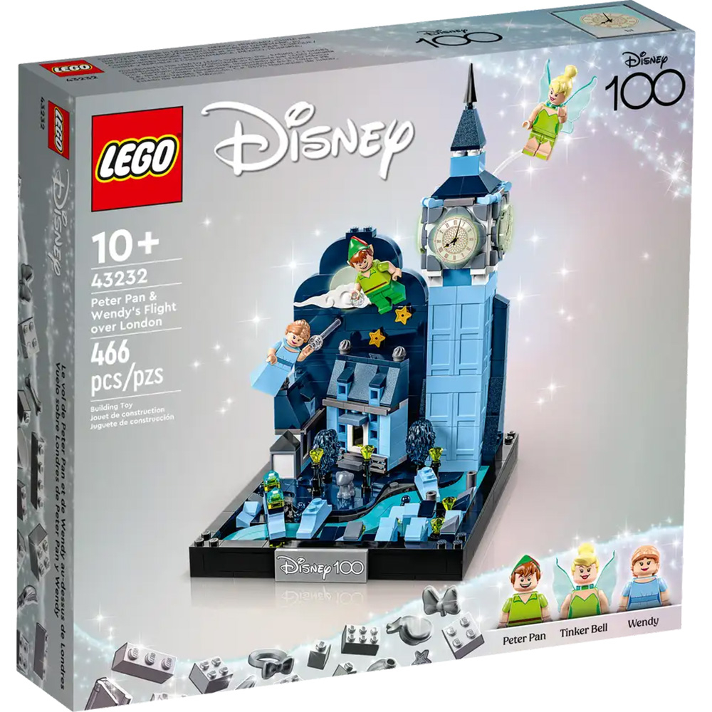 LEGO樂高 Disney系列 彼得潘和溫迪在倫敦上空飛行 LG43232