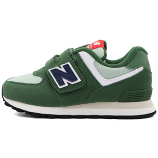 New Balance 574 NB 574 魔鬼氈 運動鞋 中童 綠 R9699 (PV574HGB)