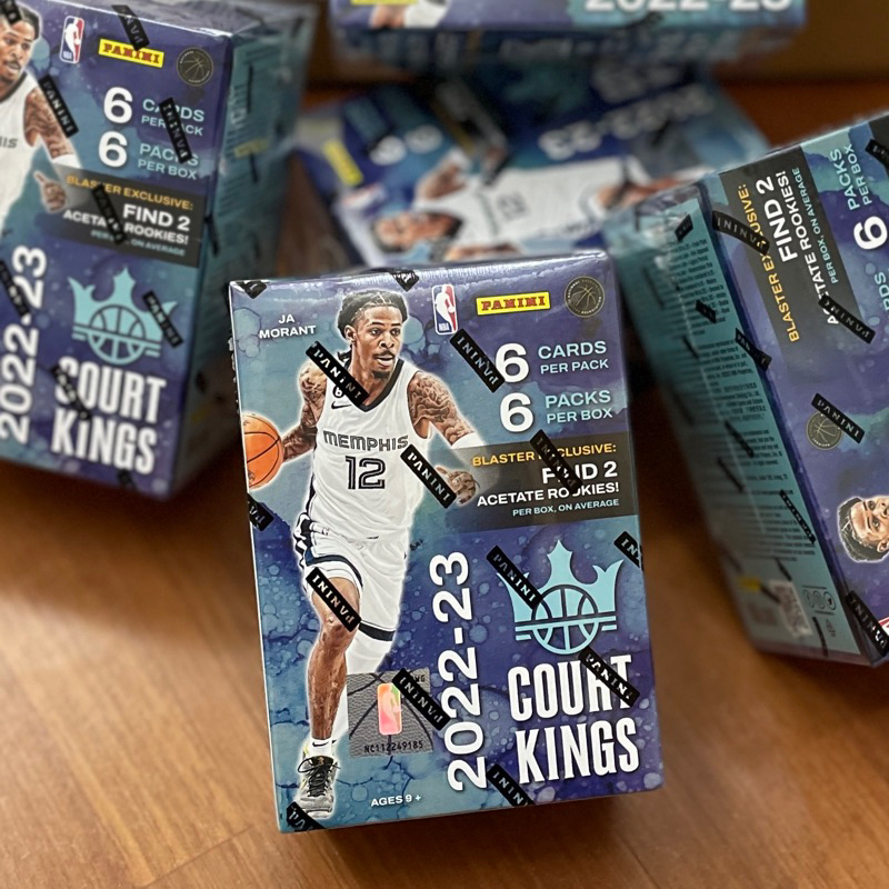 全新 2022-23 Panini Court Kings Blaster Box 完封盒 抽空岩特卡🪨