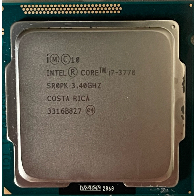 Intel i7 3770 最高3.8Ghz