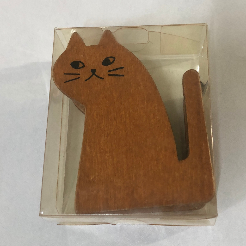 貓咪造型 紙膠帶切割器 膠帶切割器 膠台 未使用過
