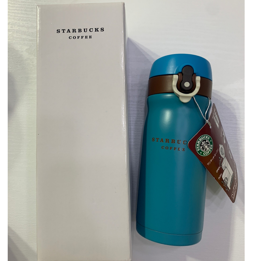 Starbucks 膳魔師保溫瓶 星巴克保溫杯 保溫瓶 全新 日本 coffee 藍色保溫瓶 限定 不銹鋼保溫瓶 360