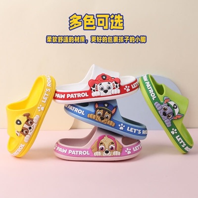 旺旺隊 汪汪隊鞋子 汪汪隊拖鞋 汪汪隊童鞋 汪汪隊涼鞋 汪汪隊兒童拖鞋夏男孩寶寶小孩室內2021夏季男童一體成型防滑
