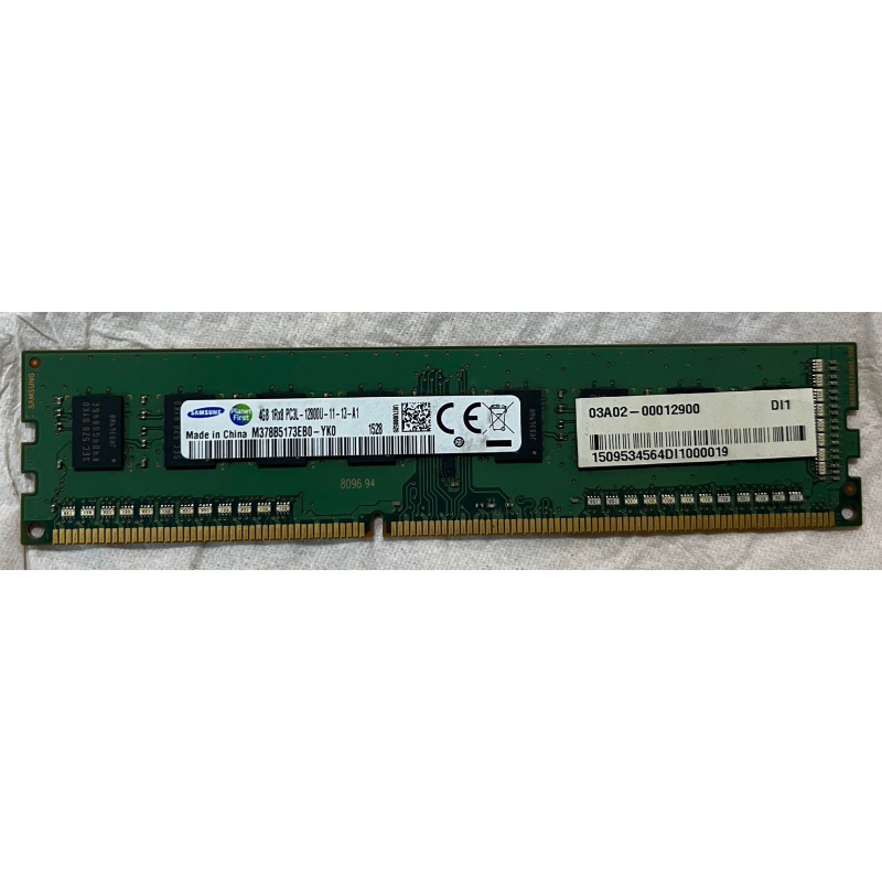 記憶體 memory Samsung 三星 DDR3L-1600 / 4GB   緩衝記憶體類型