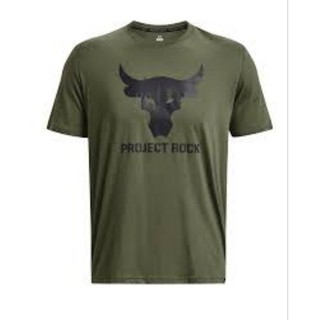 Under Armour PJT ROCK BRAHMA BULL 男 短T-Shirt 綠